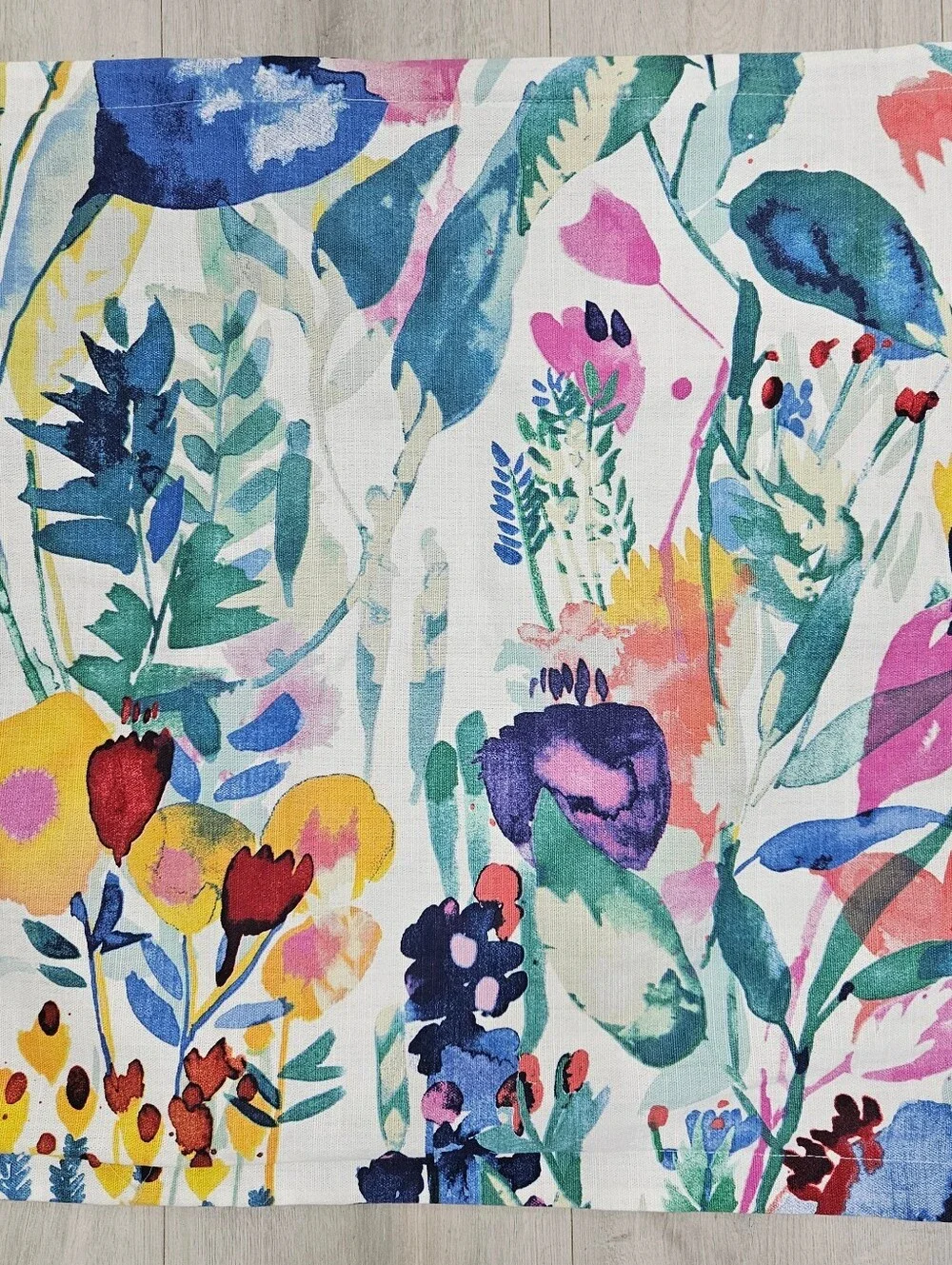 Sky Home Watercolor Spring Flowers Bright Garden STD Pillow Shams Bloomingdales